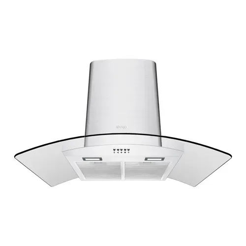 Hotte décorative AYA AHDG9X/3 90 cm inox vue de face