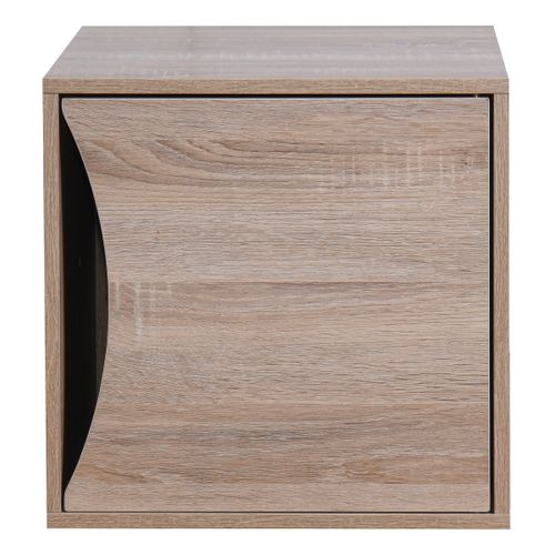 Cube 1 porte NEXT 3 imitation chêne