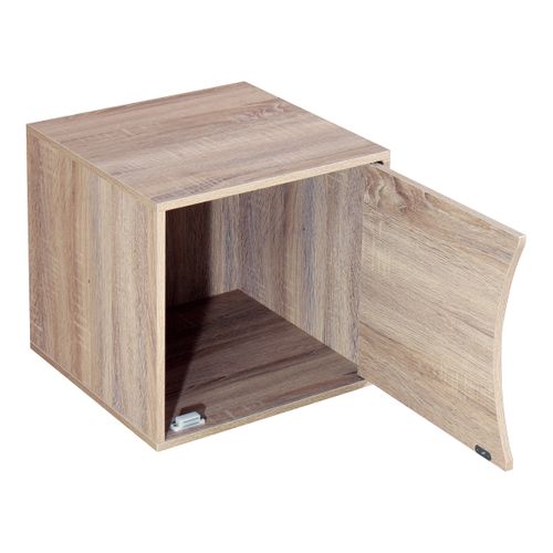 Cube 1 porte NEXT 3 imitation chêne