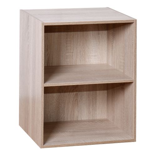 Etagére 2 cases POYANG 3 imitation chêne