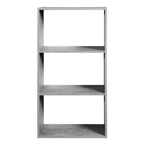 Etagère 3 cases POYANG 3 imitation béton