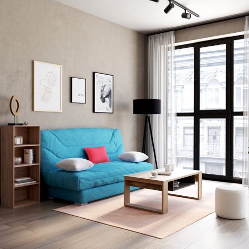 Etagére 4 cases POYANG 3 imitation chêne