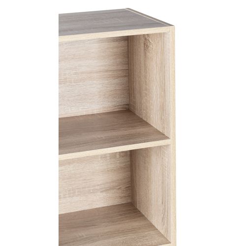 Etagére 4 cases POYANG 3 imitation chêne