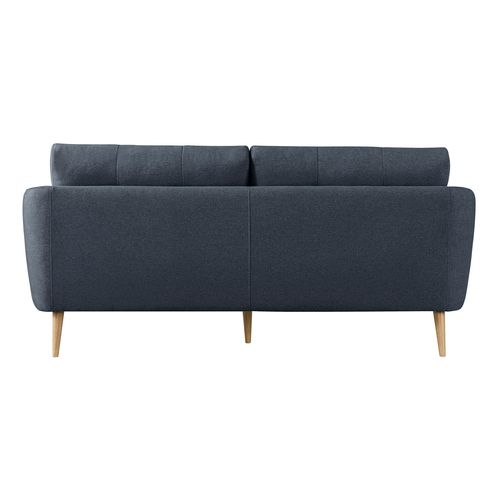 Canapé 3 places ZOE II tissu bleu foncé