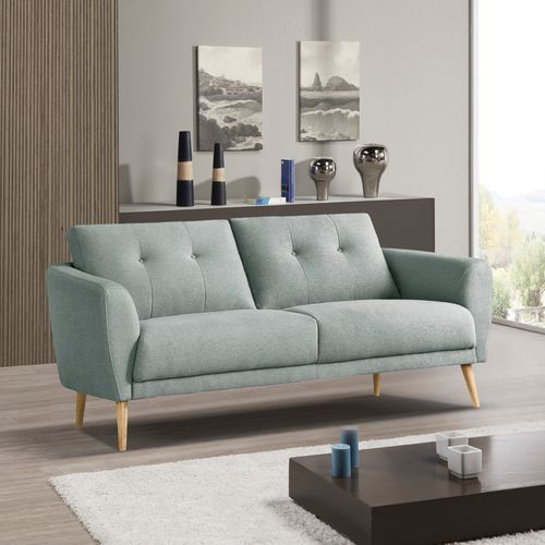 Canapé 2 places ZOE II tissu vert d'eau