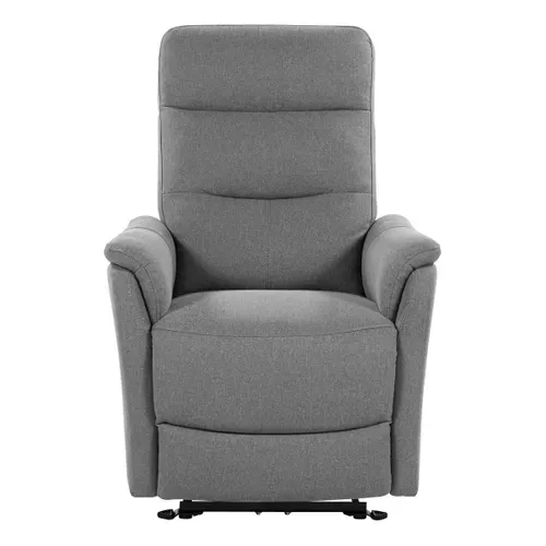 Fauteuil relax TRACY tissu gris