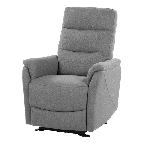 Fauteuil relax TRACY tissu gris