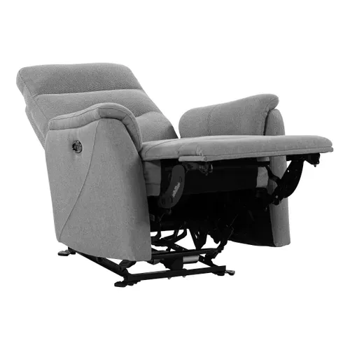 Fauteuil relax TRACY tissu gris