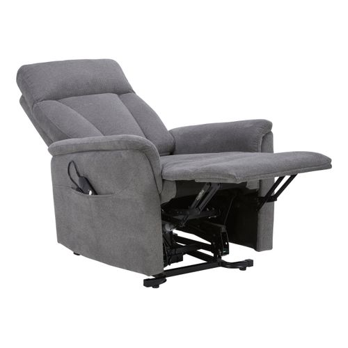 Fauteuil releveur 2 moteurs KENNY en tissu gris