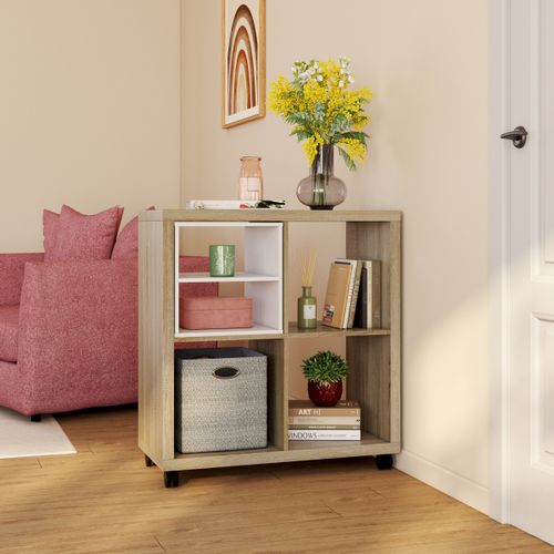 Séparation 4 cases NEXT 3 imitation  chêne