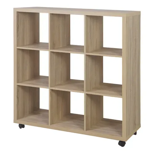 Séparation 9 cases NEXT 3 Imitation chêne vue de profil