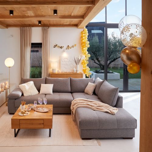 Table basse carrée WOODS Placage chêne