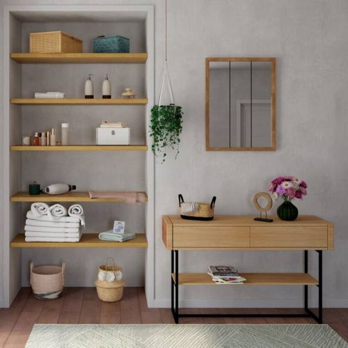 Console WOODS Placage chêne