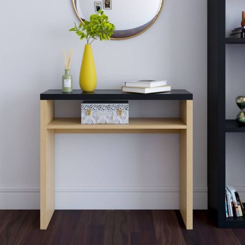 Console NEXT Imitation chêne/noir