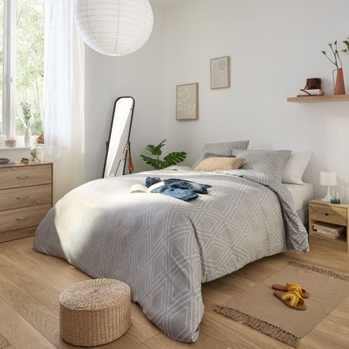 Chevet 1 tiroir JON imitation chêne