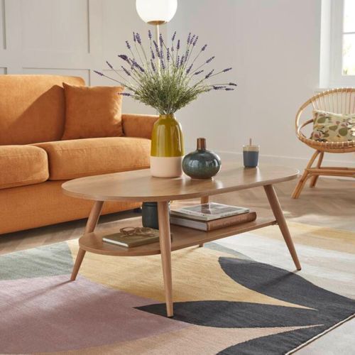Table basse - ovale vintage Columbus