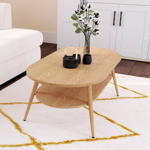 Table basse COLUMBUS Imitation chêne
