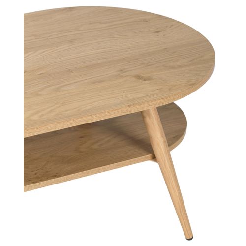 Table basse - ovale vintage Columbus