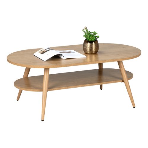 Table basse - ovale vintage Columbus