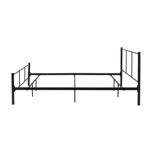 Lit 140x190 cm URBAN métal noir