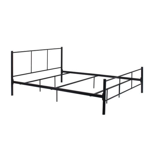 Lit 140x190 cm URBAN métal noir