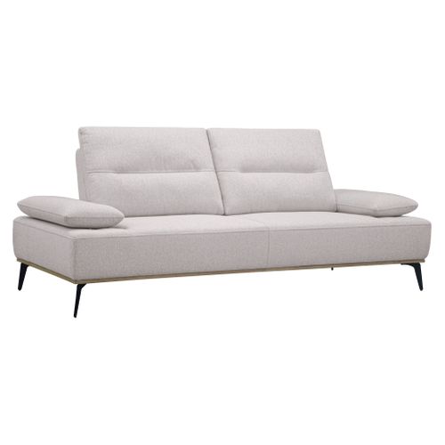 Canapé 3 places HUDSON tissu beige