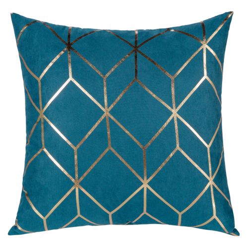 Coussin 40x40 cm NOLAN Bleu vue de face