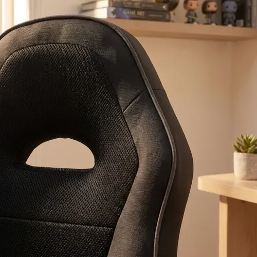 Fauteuil de bureau gamer CHEAT noir et gris