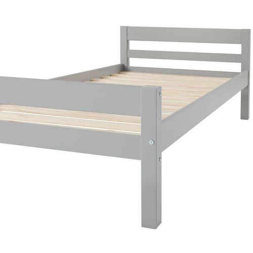 Lit 90x190 cm BLOOM Gris