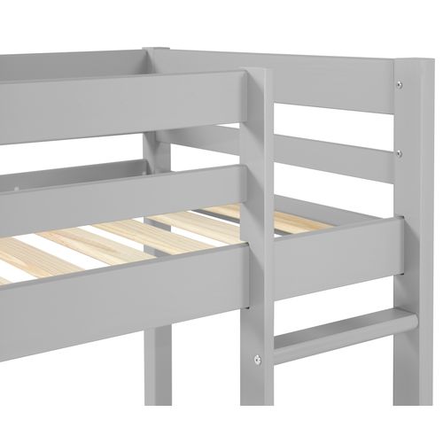 Lit mi haut 90x190 cm BLOOM Gris