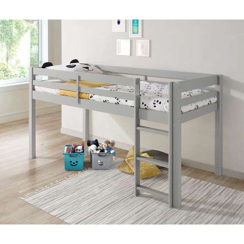 Lit mi haut 90x190 cm BLOOM Gris