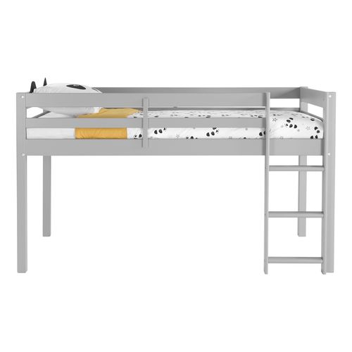 Lit mi haut 90x190 cm BLOOM Gris