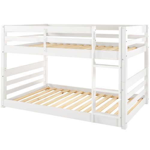 Lits superposés 2x90x190 cm BLOOM Blanc