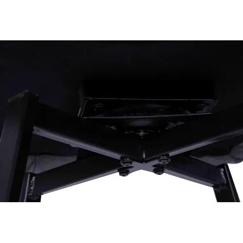 Lot de 2 chaises rotatives STORM tissu noir vue accessoires