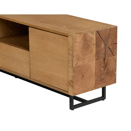Meuble TV L.180 cm WOODS Imitation chêne vue détaillée