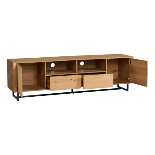 Meuble TV L.180 cm WOODS Imitation chêne