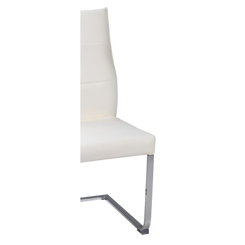 Chaise KIMI polyuréthane blanc