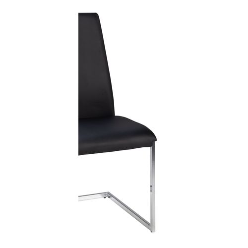 Chaise DIONE polyuréthane noir