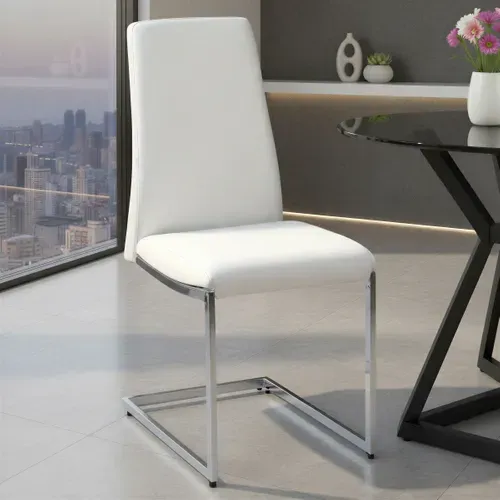 Chaise DIONE polyuréthane gris