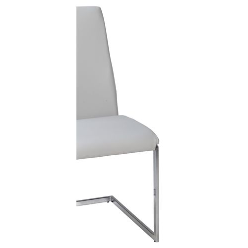 Chaise DIONE polyuréthane gris