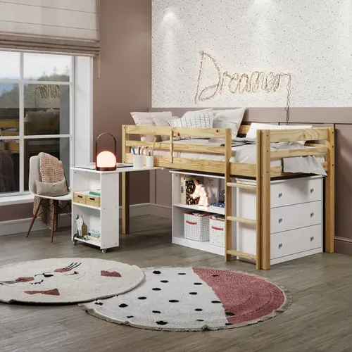 Commode 3 tiroirs BLOOM Blanc