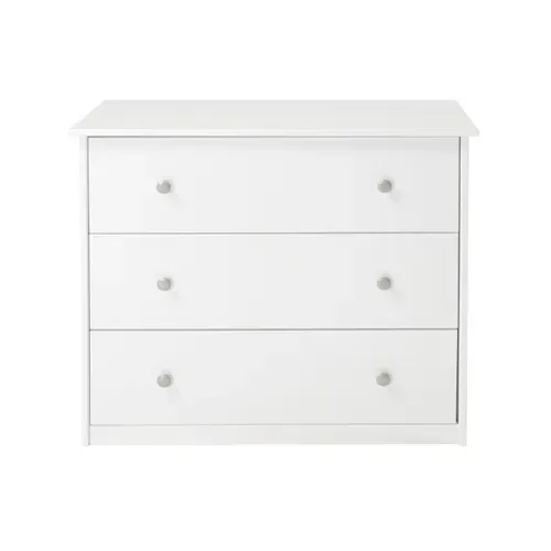 Commode 3 tiroirs BLOOM Blanc