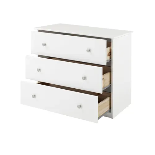 Commode 3 tiroirs BLOOM Blanc