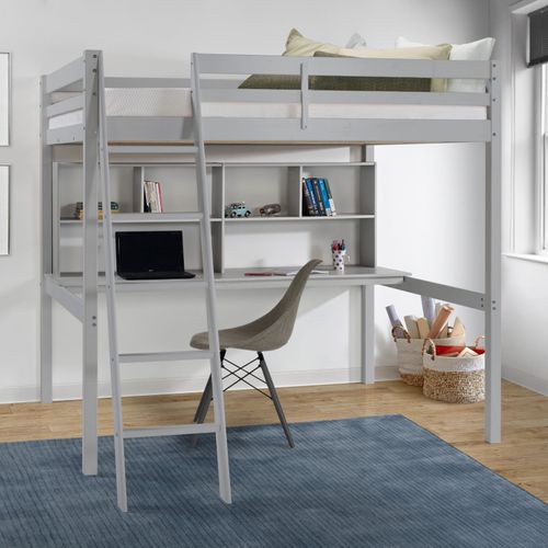 Option bureau pour mezzanine BLOOM Gris