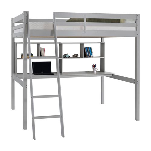 Option bureau pour mezzanine BLOOM Gris