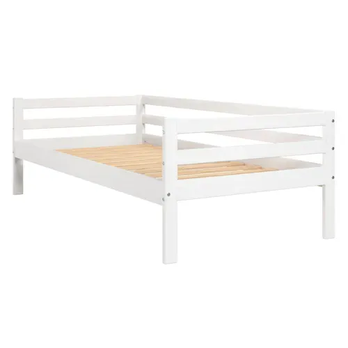 Lit cozy 90x190 cm BLOOM Blanc vue accessoires