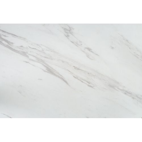 Console 2 tiroirs L.110cm MINA imitation marbre et acier