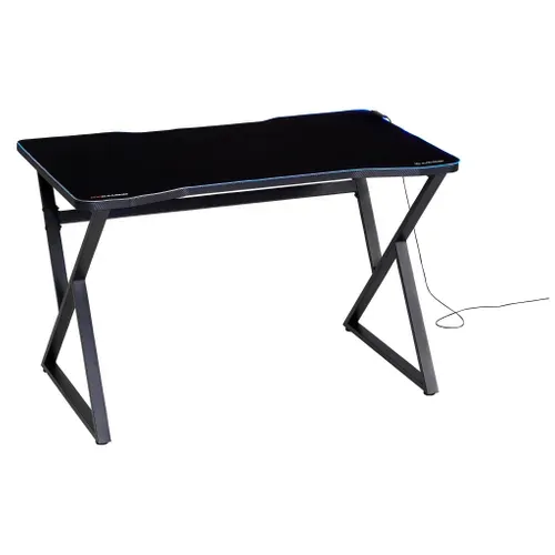 Bureau gamer avec tapis LED BXGAMING RUSH vue 3/4