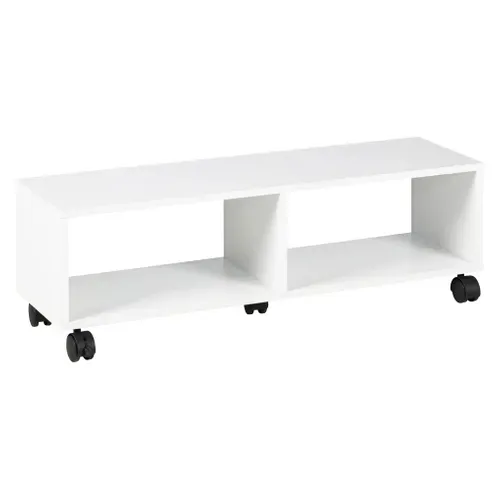 Meuble TV L. 90 cm COSTY Blanc
