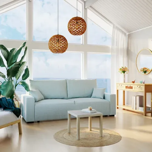 Table basse carrée NEXT Imitation chêne